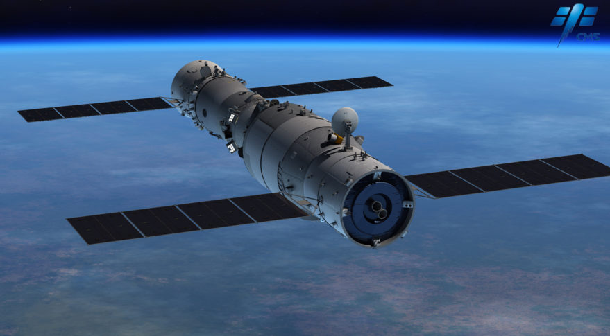 shenzhou spacecraft at tiangong art