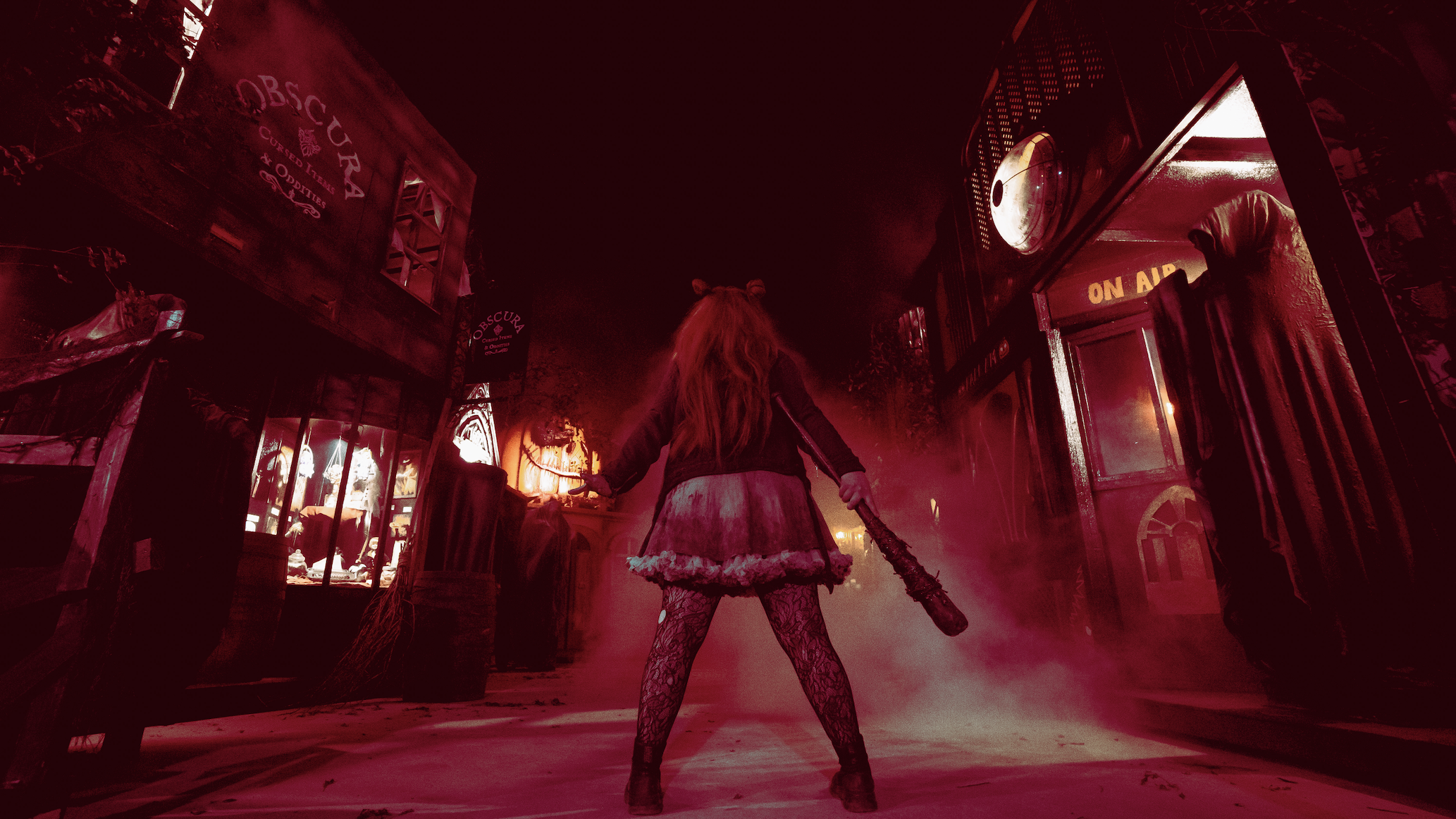 an image of one of the rooms inside The Nightmare Realm showing really creepy scenes