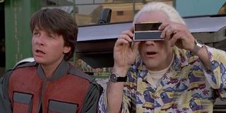 Marty and Doc Brown in BTTF 2