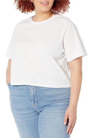 The Drop Sydney Short-Sleeve Cropped Crew Neck T-Shirt (Was $25) 