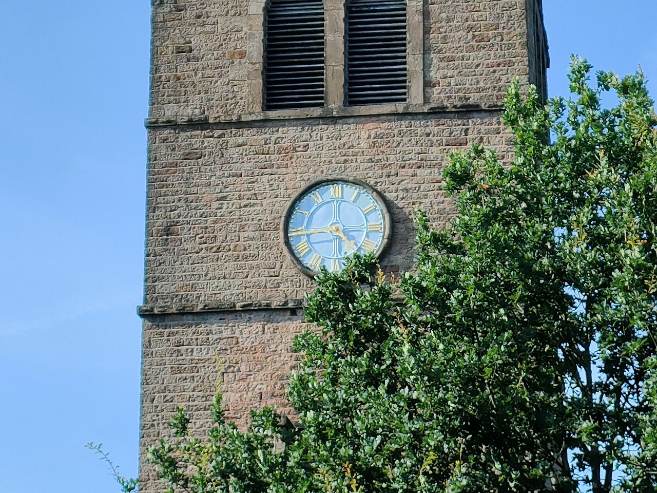 Realme GT Master Edition camera samples &ndash; a close-up of a clock tower.