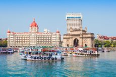 Taj Mahal Hotel and Gateway of India