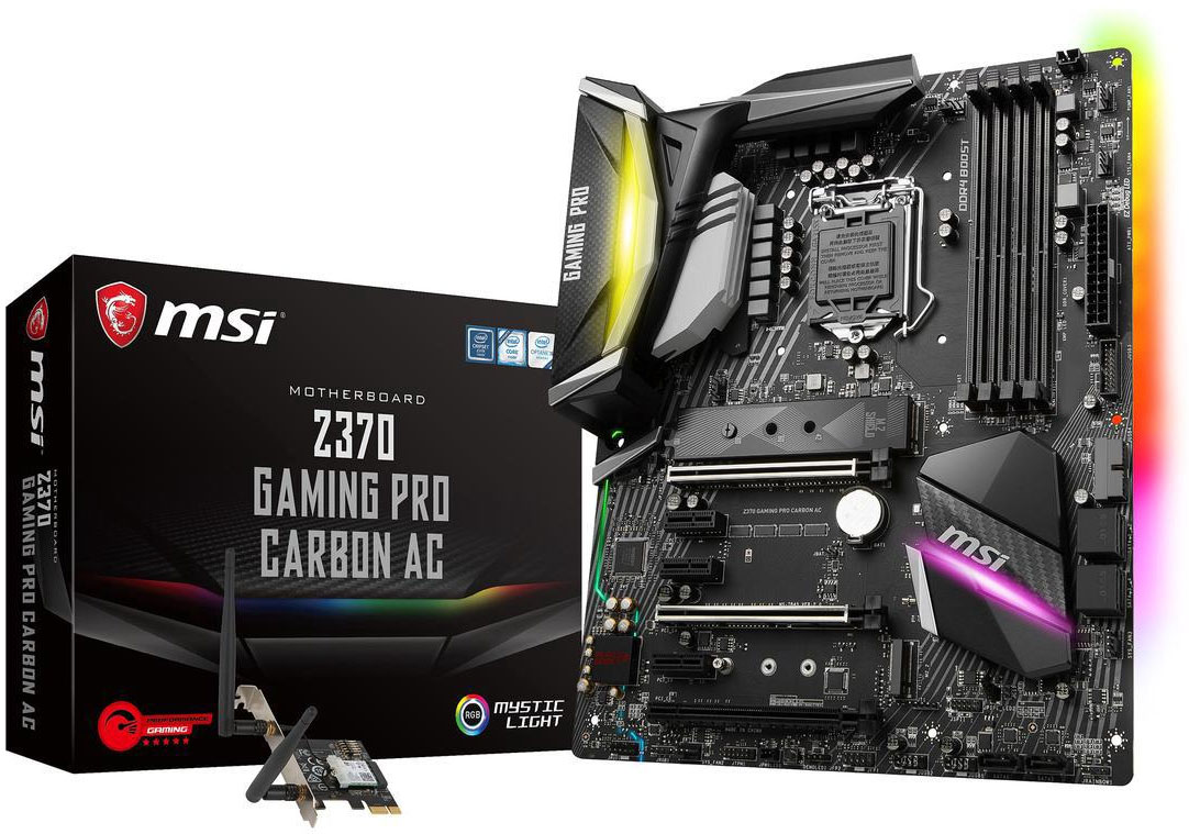 Get a Core i7-8700K and MSI Z370 Gaming Pro Carbon motherboard for