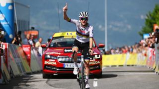 Tadej Pogacar secures stage six of the Criterium du Dauphine