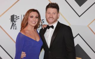 Amy Dowden and fiancé Ben Jones attending Sports Personality Of The Year in 2018.