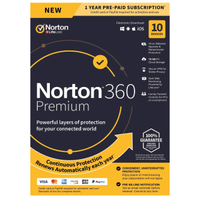 Norton 360 Premium Antivirus software: $99.99 $19.99 at Amazon
Save $80 - Take a whopping 80% off top-of-line antivirus software from Norton. Cover up to 10 devices, whether they're Windows or iOs devices, and stop malware, spyware, and ransomware from infiltrating.&nbsp;