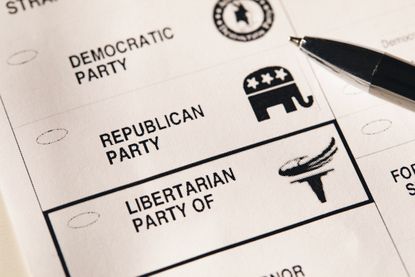 close up of ballot photo