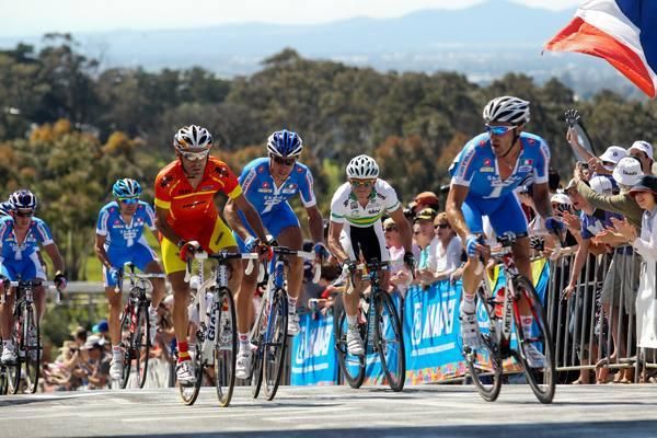 Matteo Tosatto (Italy) was policing affairs for Filippo Pozzato.