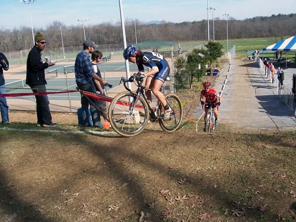Race leaders Deidre Winfield (C3-Athletes Serving Athletes), left, and Kristin Wentworth (Planet Bike).