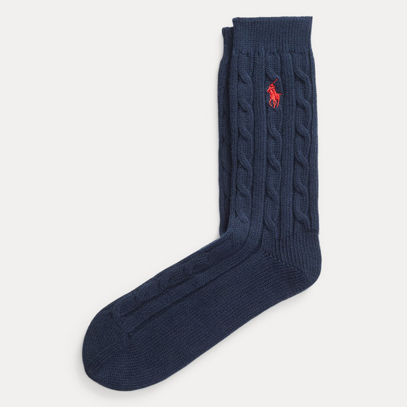 Polo Ralph Lauren, Cable Knit Crew Socks