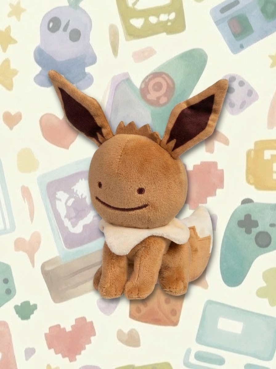 Ditto As Eevee Plush - 6 ¾ In.
