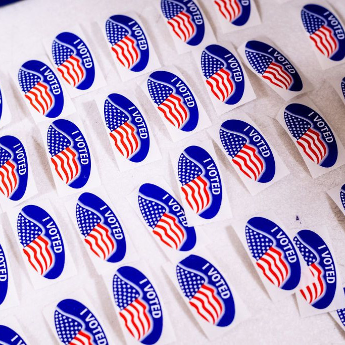 I Voted Stickers