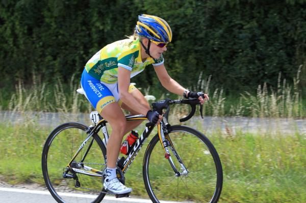 Emma Johansson (Hitec Products) in the combativity jersey
