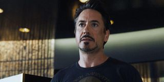 robert downey jr. as tony stark in avengers endgame