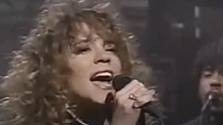 Mariah Carey performing on SNL