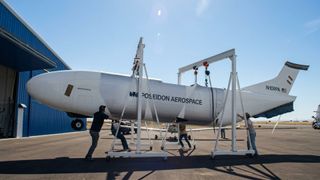 Poseidon Aerospace cockpit-less cargo drone Egret