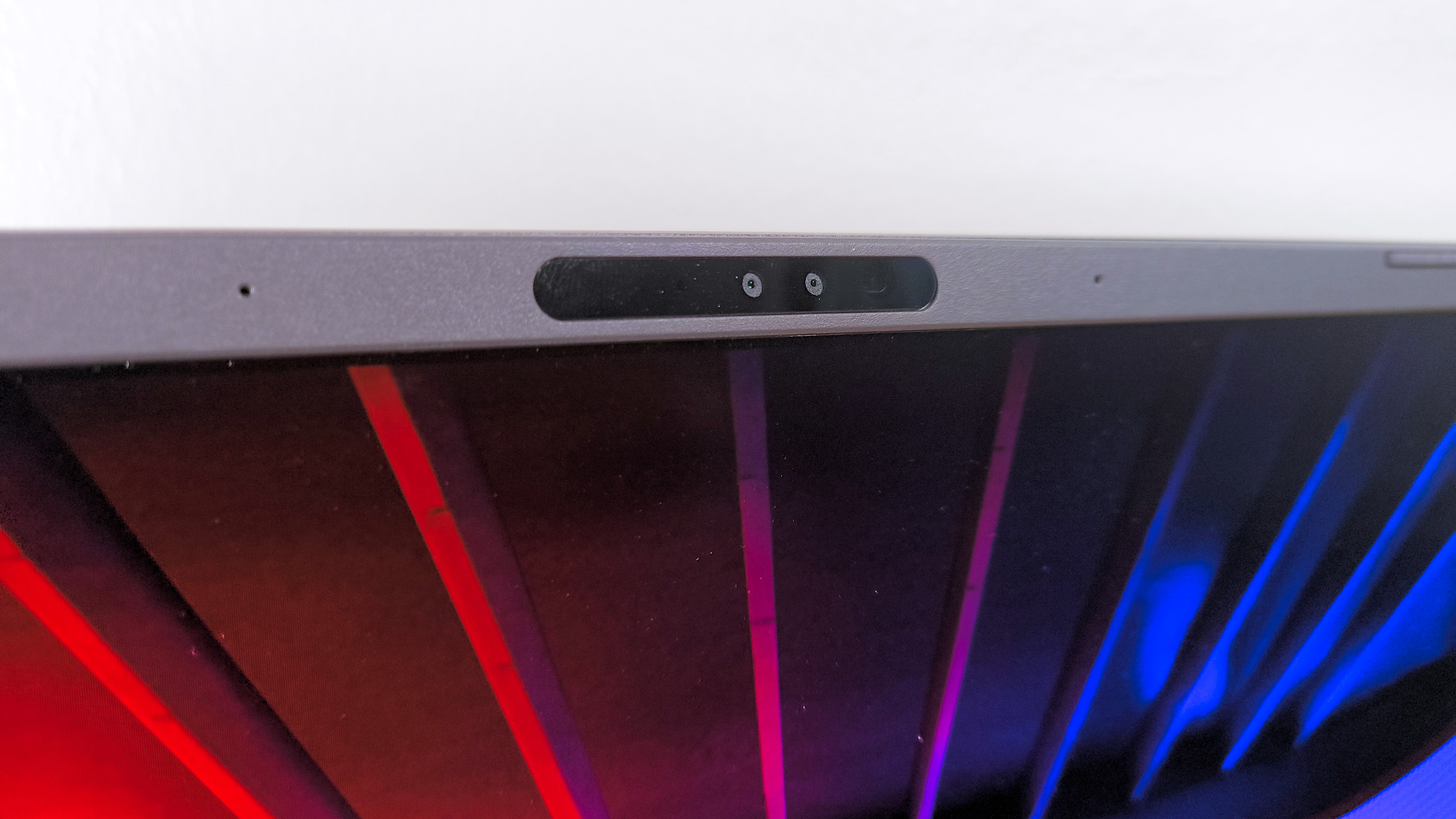 Close up of the webcam on the Asus ROG Strix G18