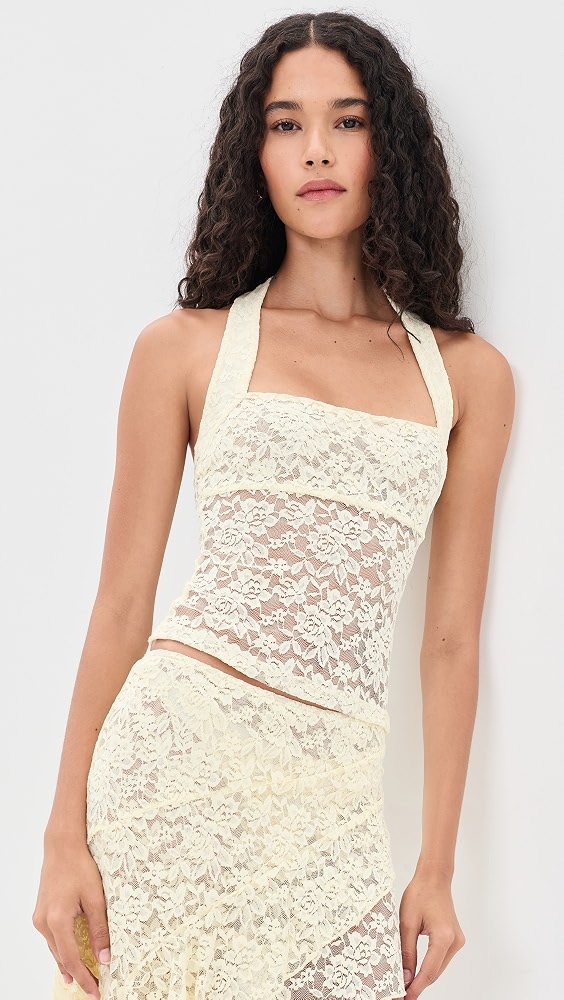 Palisades Halter Top - Lemontini