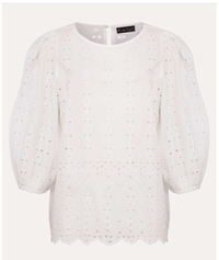 Tameka Broderie Anglaise Top, WAS £69, NOW £42 | Phase Eight