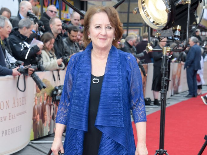 Liz Trubridge on the red carpet of the Downton Abbey: A New Era world premiere