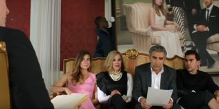 Dan Levy, Eugene Levy, Catherine O'Hara, and Annie Murphy in Schitt's Creek