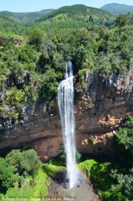 One of the many waterfalls in the Sabie area