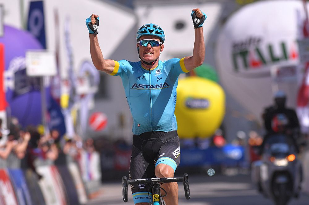 Luis Leon Sanchez (Astana) wins stage 4 at Tour of the Alps