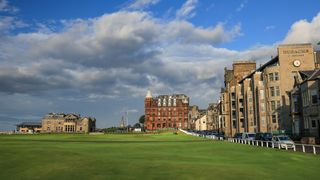 The 18th hole at the Old Course, St Andrews