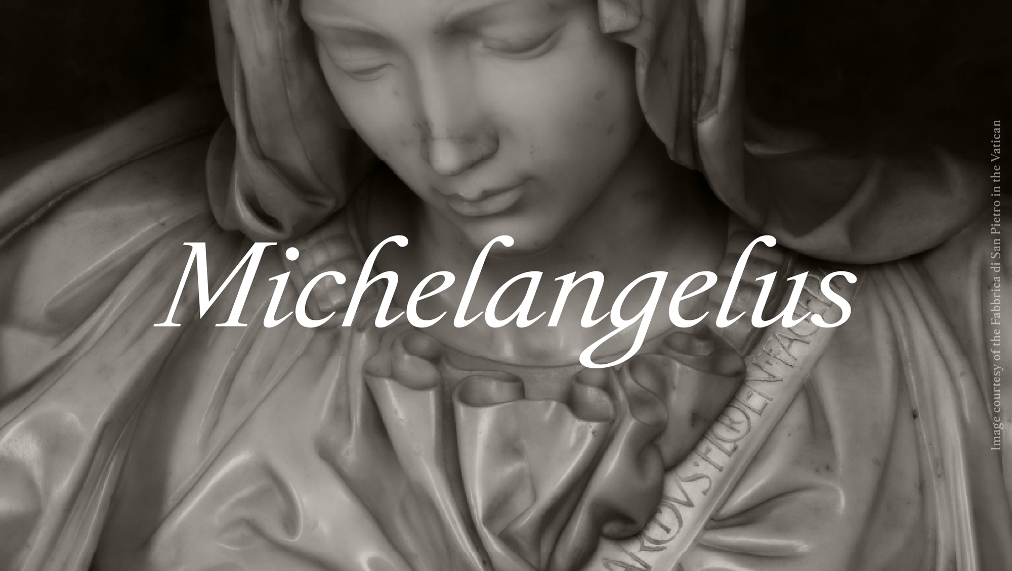 Michelangelus font inspiration