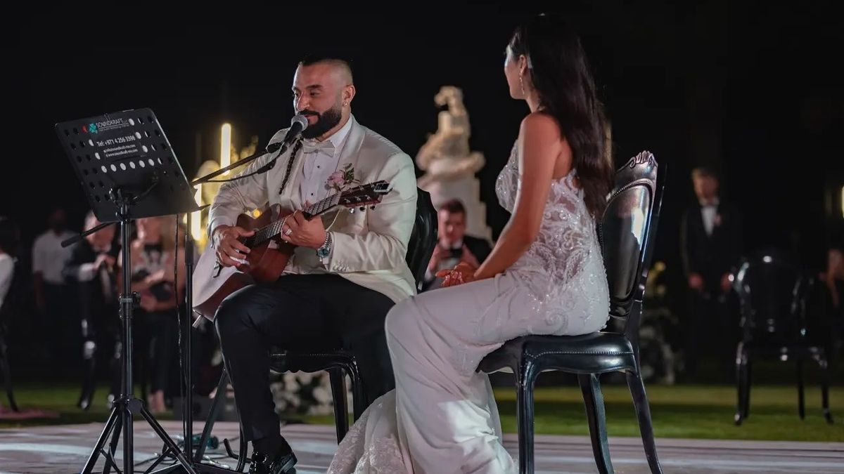 Dubai Bling&#039;s Kris Fade and Brianna at their wedding