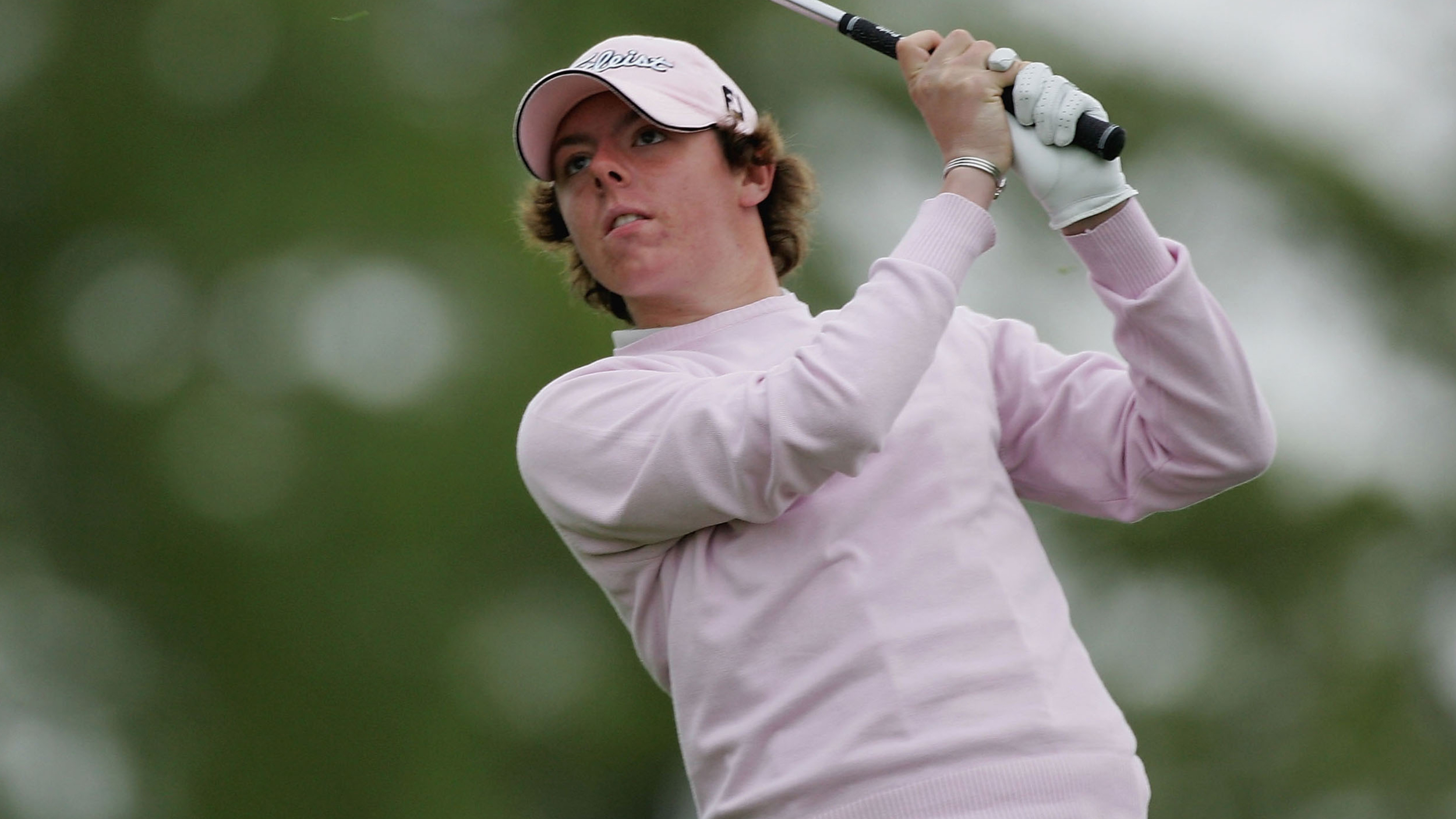 Rory McIlroy takes a shot at the Nissan Irish Open