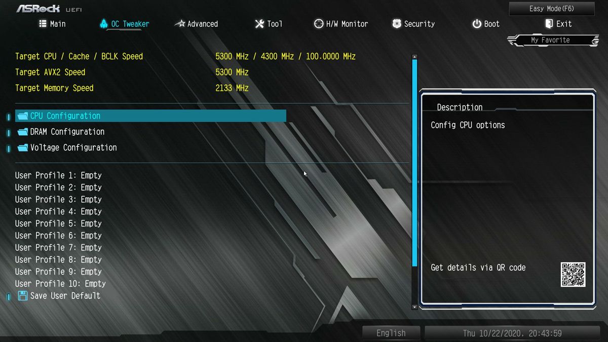 ASRock Z490M Pro4 BIOS