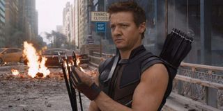 Jeremy Renner as Clint Barton/Hawkeye in The Avengers (2012)