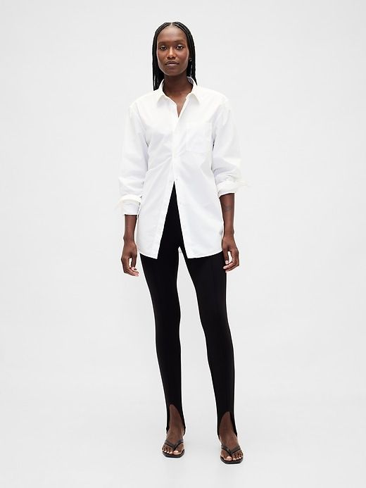 High Rise Double Knit Stirrup Pants