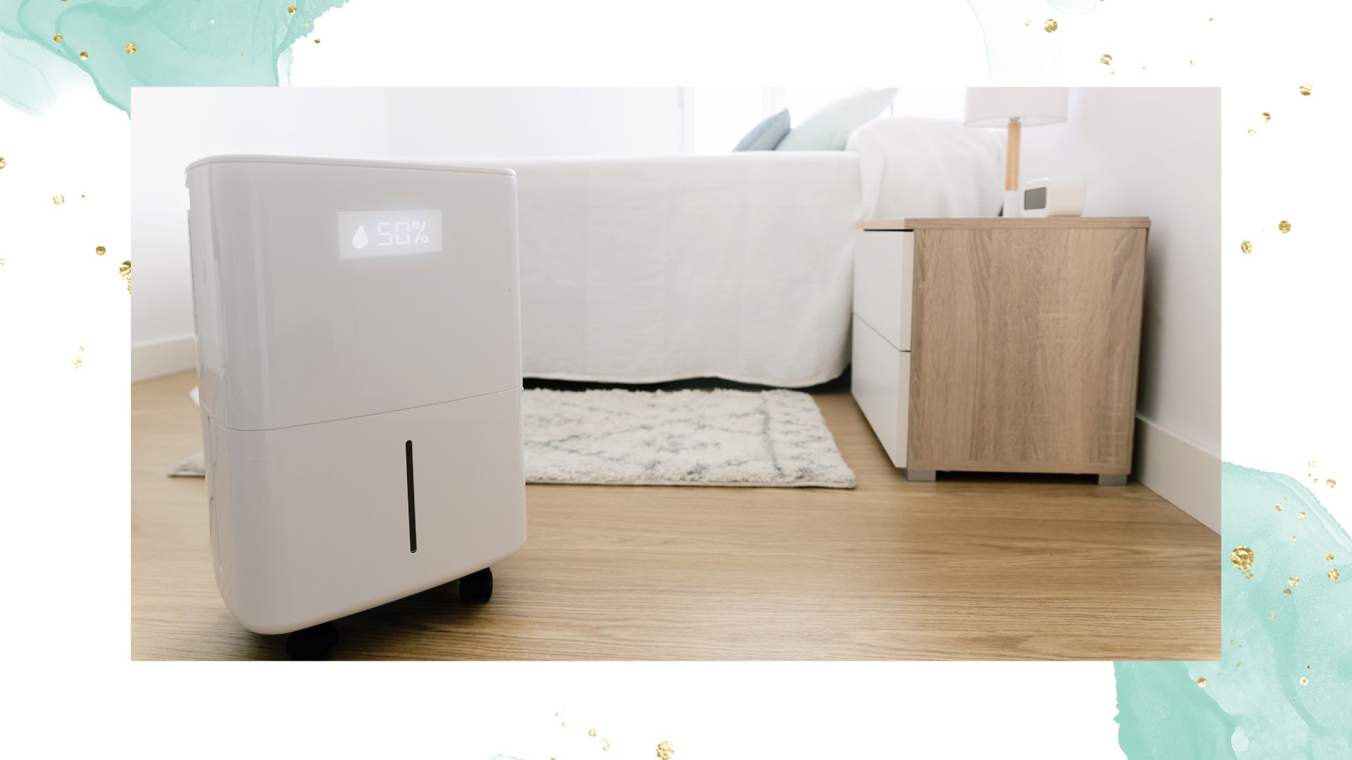 picture of dehumidifier in bedroom