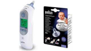 white digital thermometer