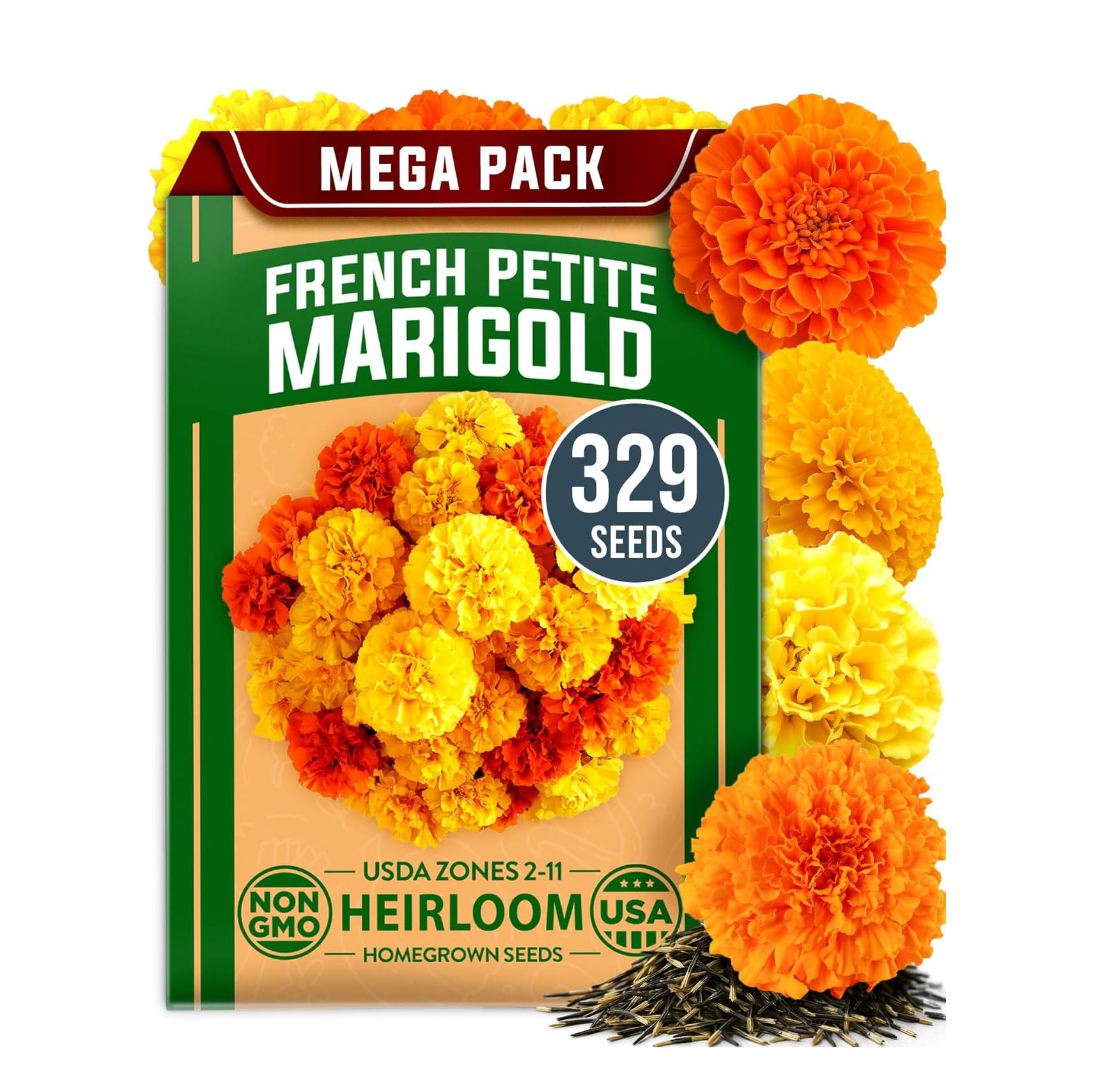 Petite French Marigold Seeds