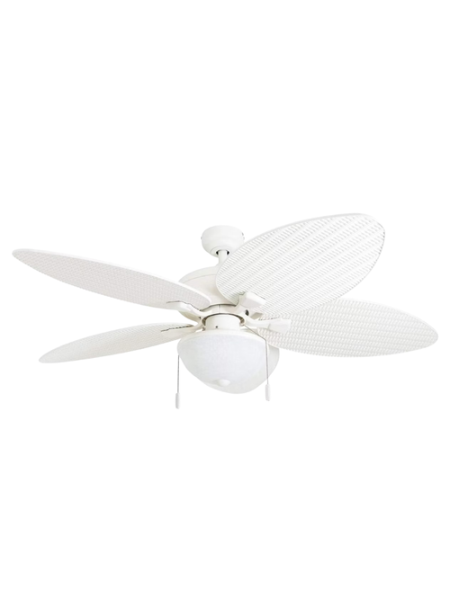 Inland Breeze Tropical Outdoor Ceiling Fan With Light