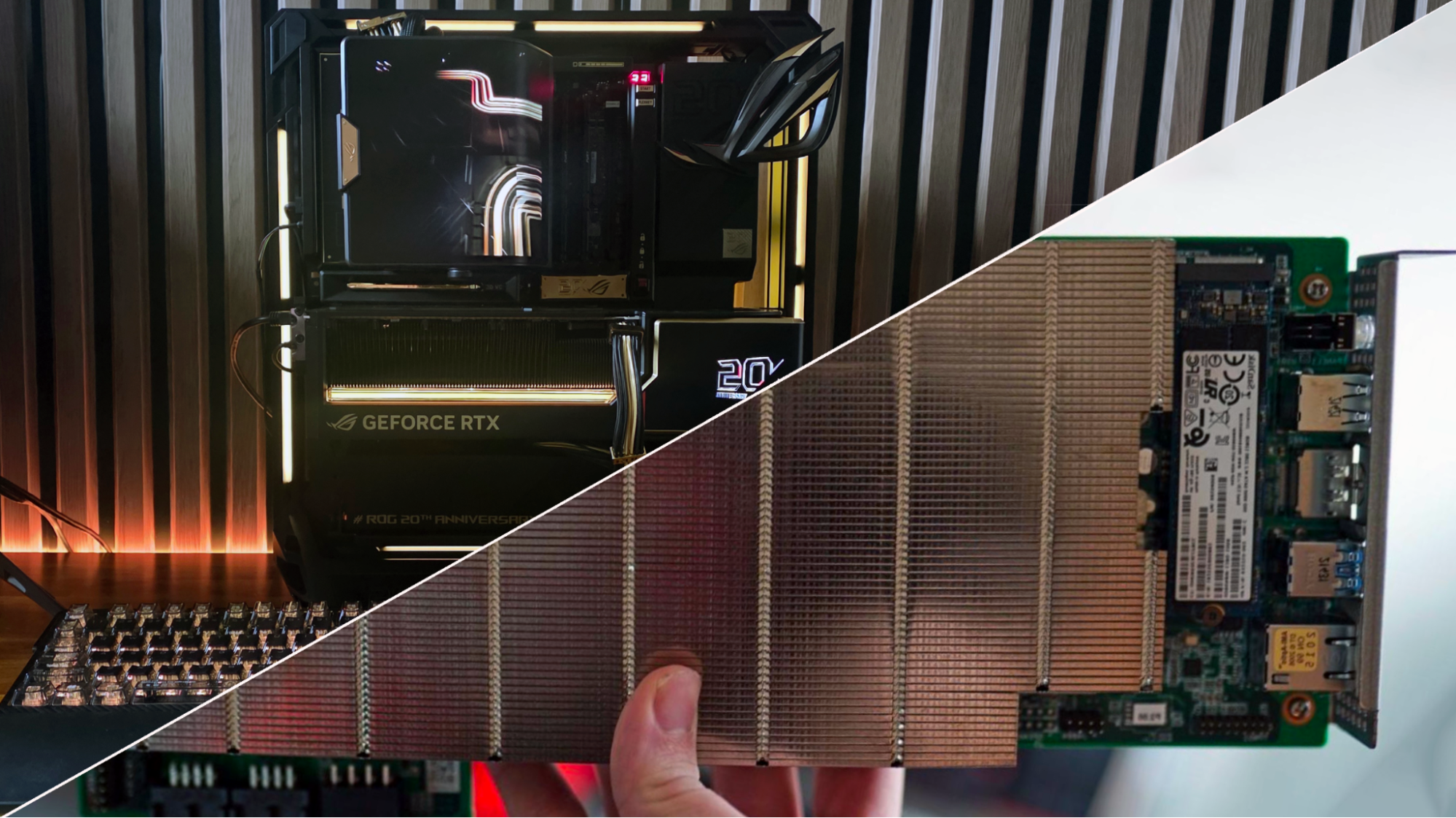 ROG Edition 20 PC spliced with BC 250 image