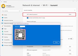 Wi-Fi QR scan to connect