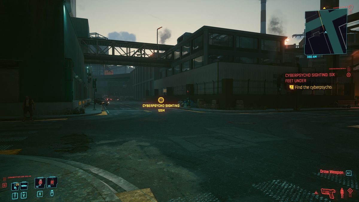 Cyberpunk 2077 Cyberpsycho Sightings locations