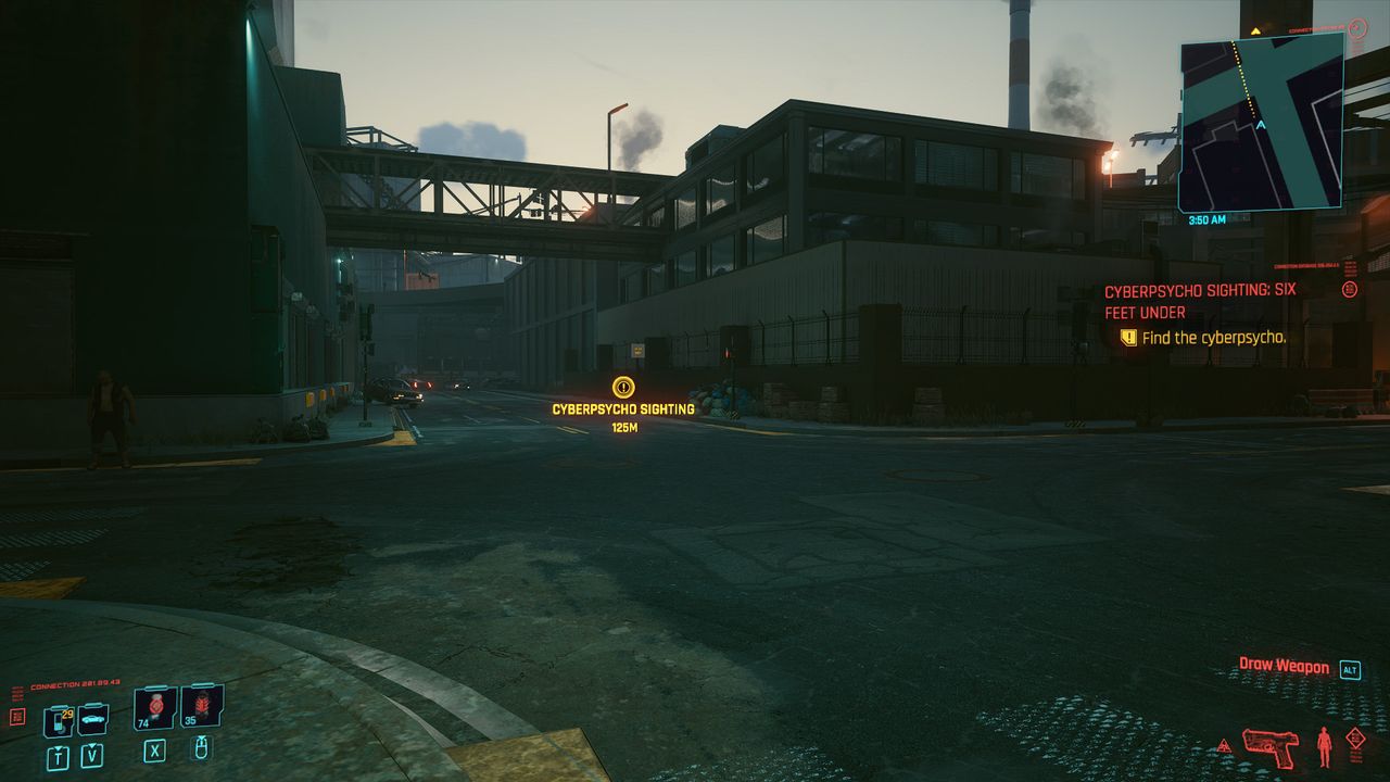 Cyberpunk 2077 Cyberpsycho Sightings locations