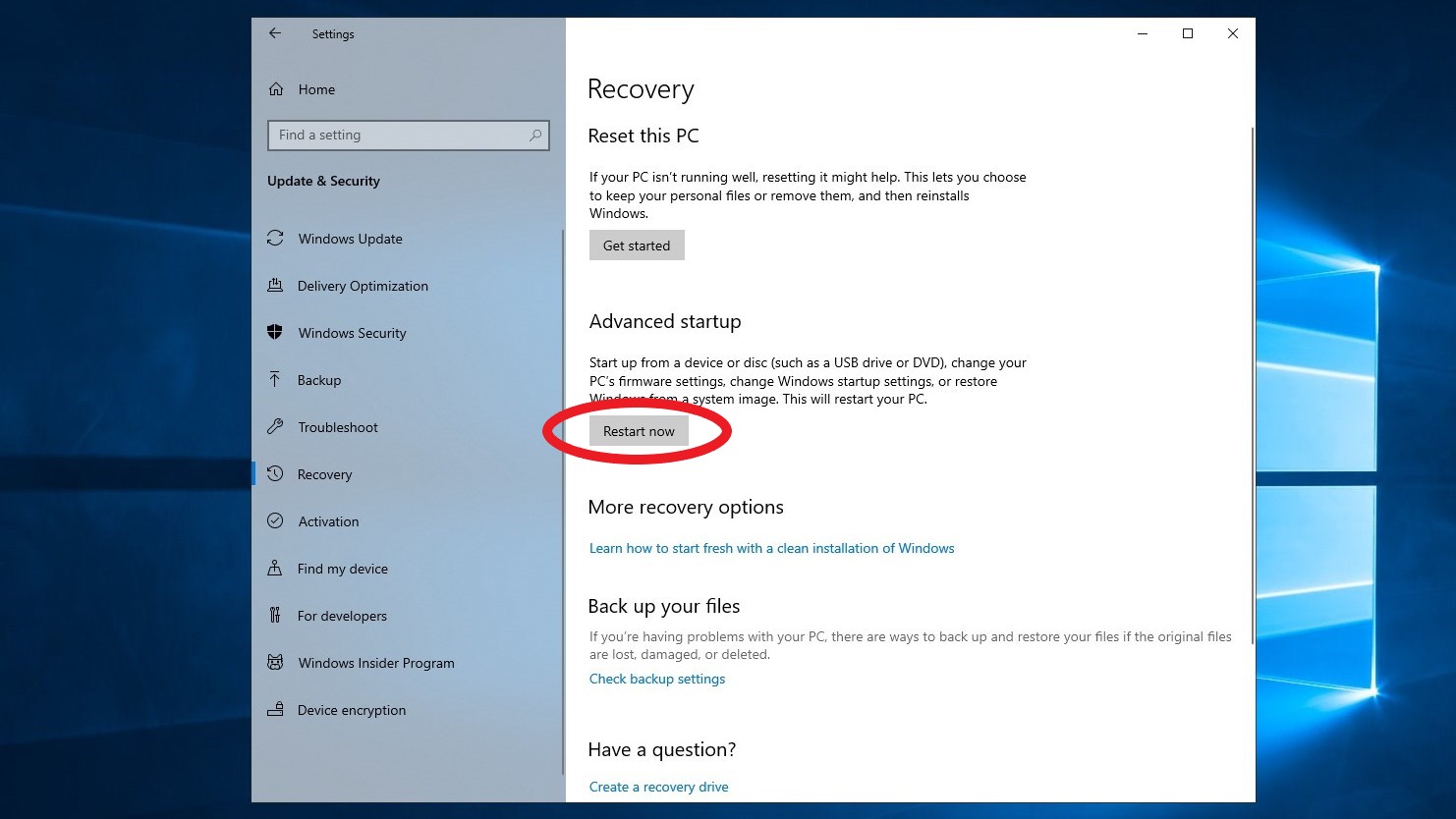 How to start Windows 10 in Safe Mode