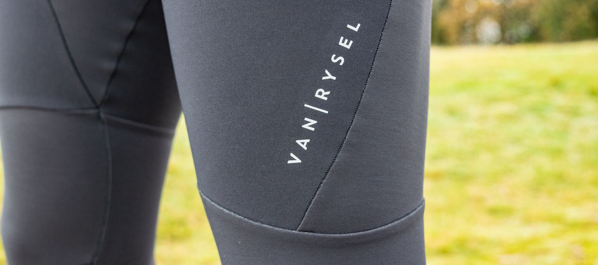 A pair of Van Rysel RCR bib tights 