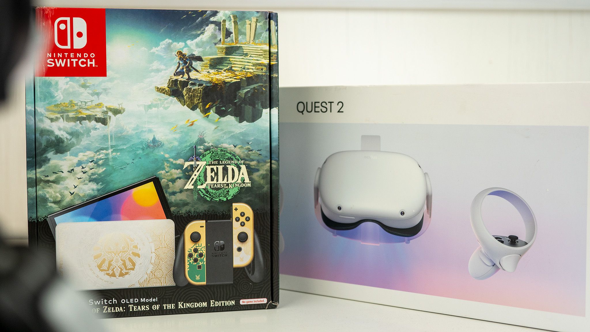 Nintendo Switch quest2 Meta Quest 2 VR headset runs Nintendo Switch lighter games
