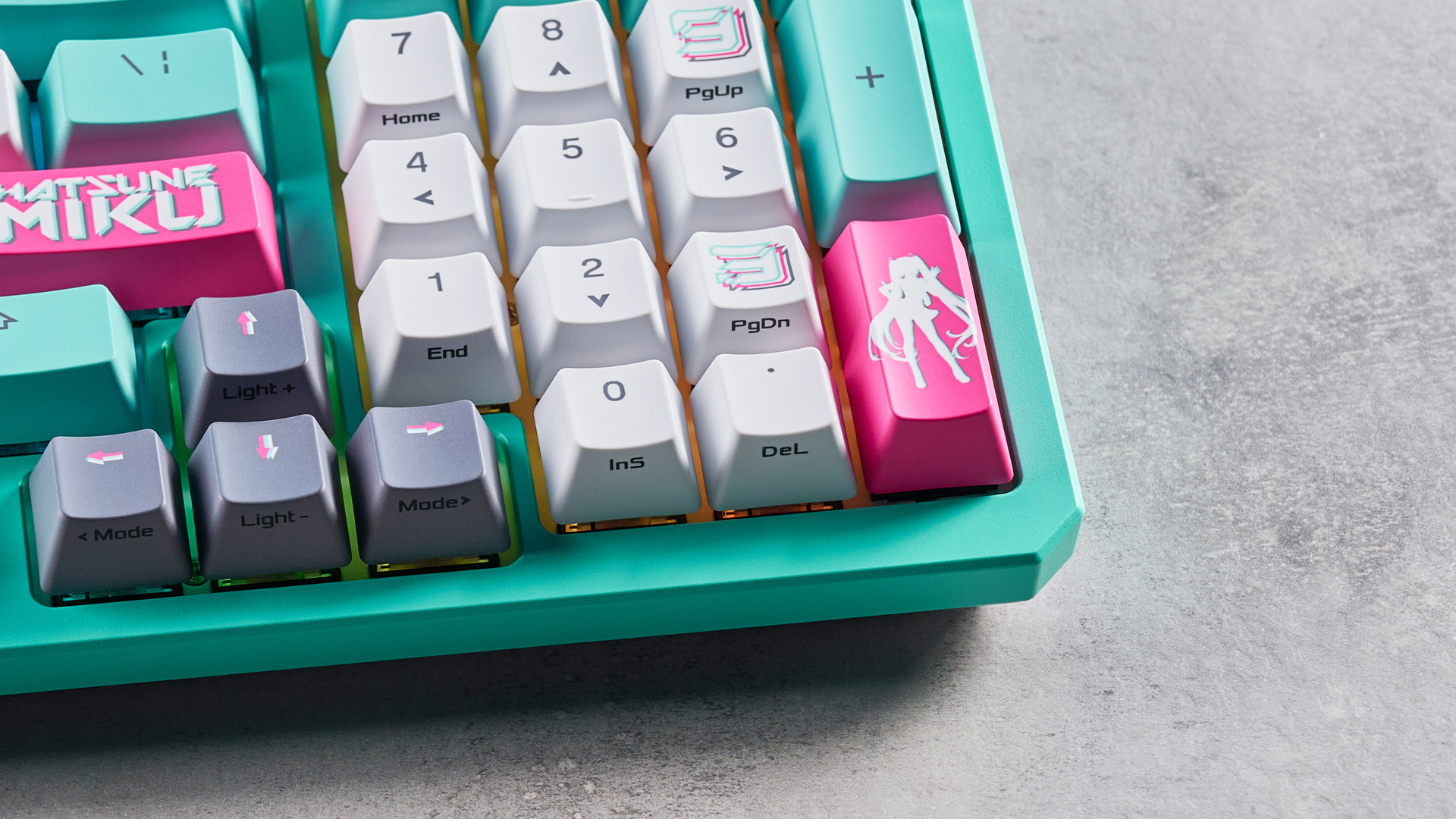 An Asus TUF Gaming K3 Gen II keyboard