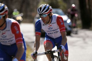 FAYENCE FRANCE FEBRUARY 20 Thibaut Pinot of France and Team Groupama FDJ during the 53rd Tour Des Alpes Maritimes Et Du Var Stage 2 a 1689km stage from Fayence to Fayence 357m letour0683 on February 20 2021 in Fayence France Photo by Luc ClaessenGetty Images