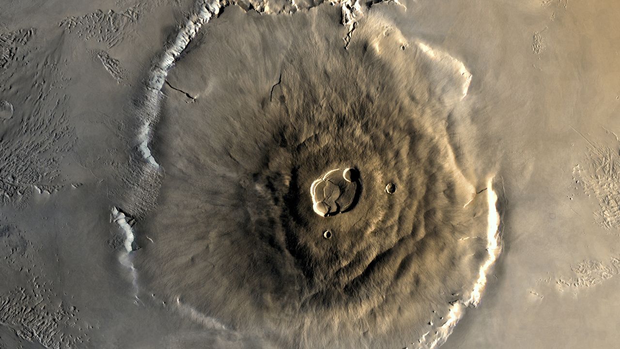 A rare active volcano on Mars may be causing the whole planet to spin faster