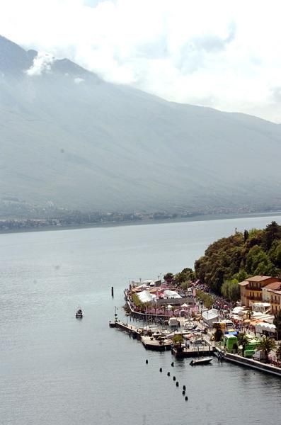 Stunning scenery at the start of the 16th stage at the Giro d'Italia.