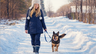 Amanda Caswell on a winter walk